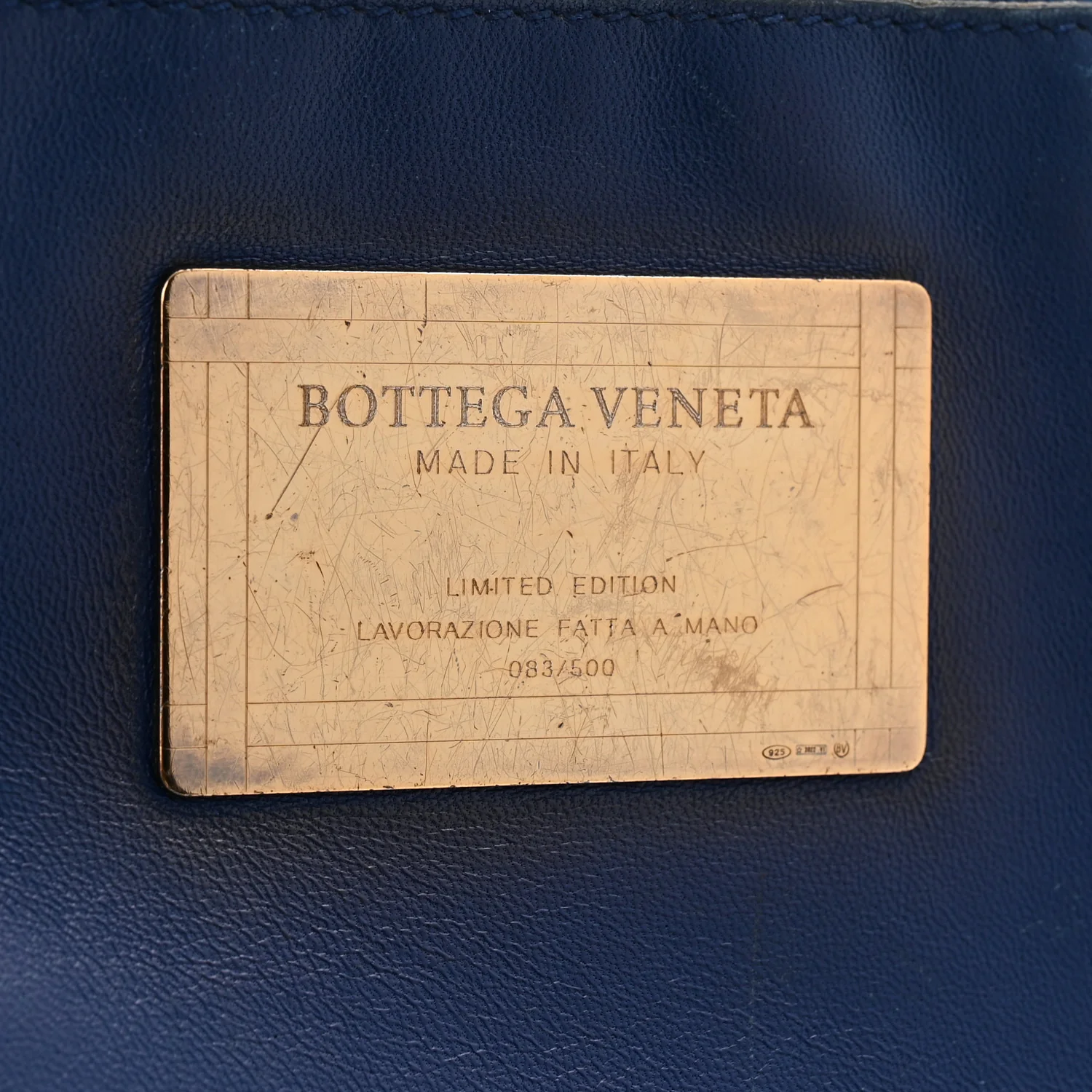 Nappa Intrecciato Medium Cabat Cobalt - Image 7