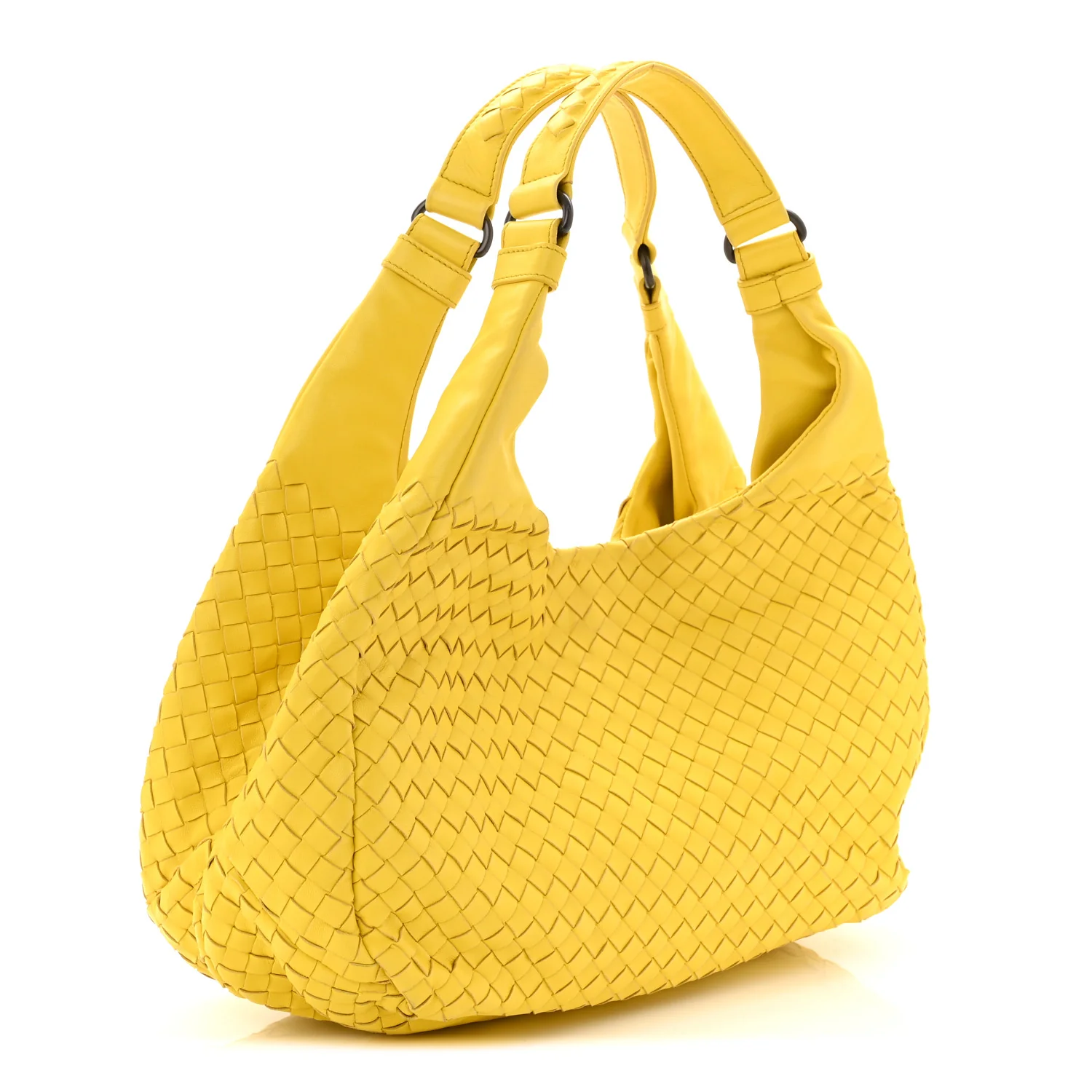 Nappa Intrecciato Medium Campana Buttercup - Image 4