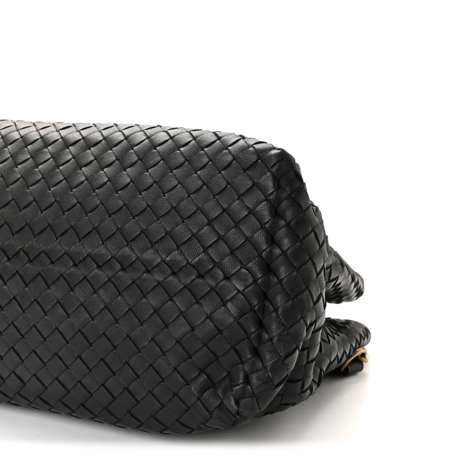 Nappa Intrecciato Medium Classic Chain Strap Tote Black - Image 16