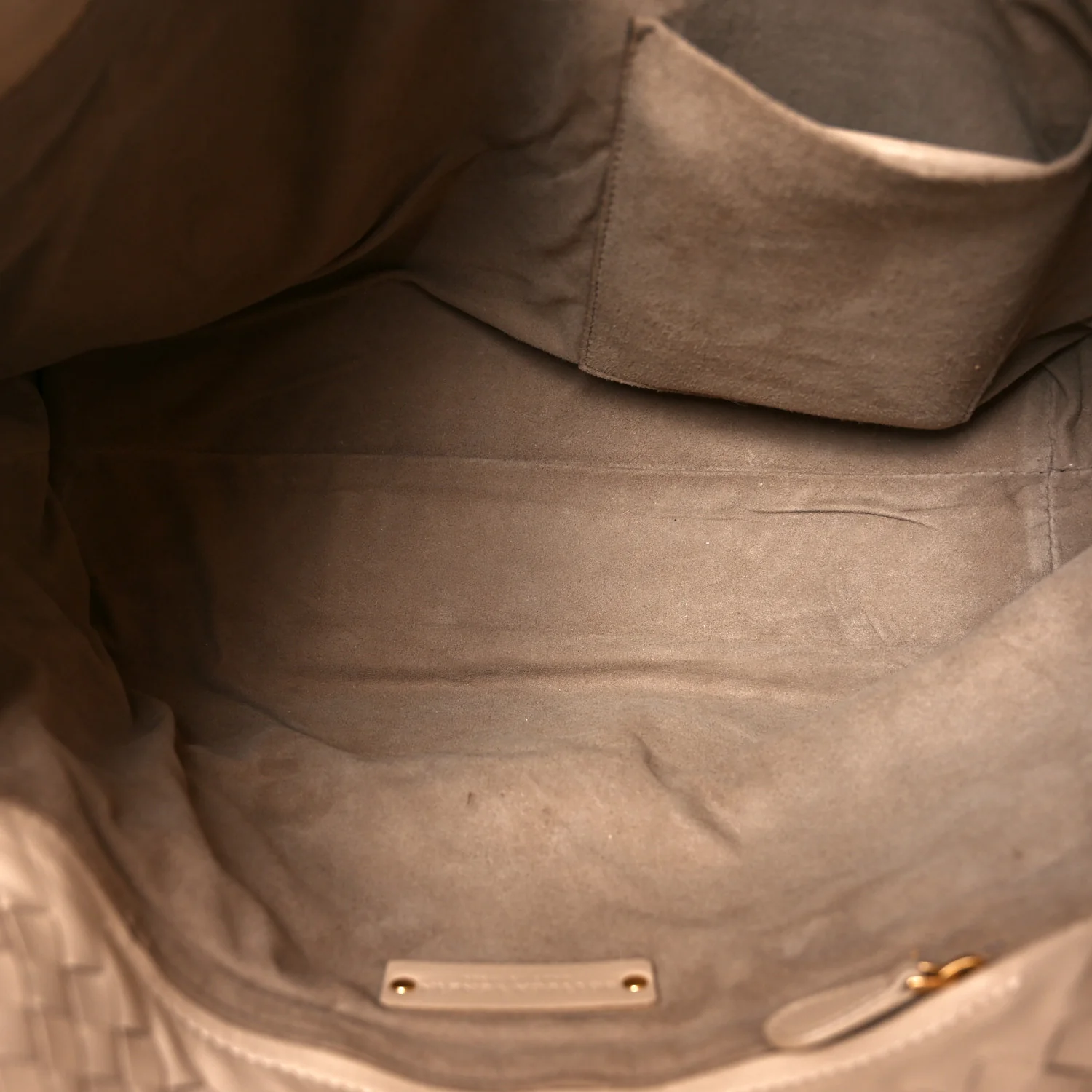 Nappa Intrecciato Medium Garda Bag Beige - Image 5
