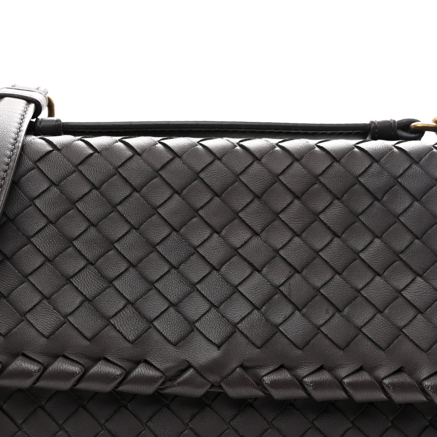 Nappa Intrecciato Medium Olimpia Shoulder Bag Quetsche - Image 9