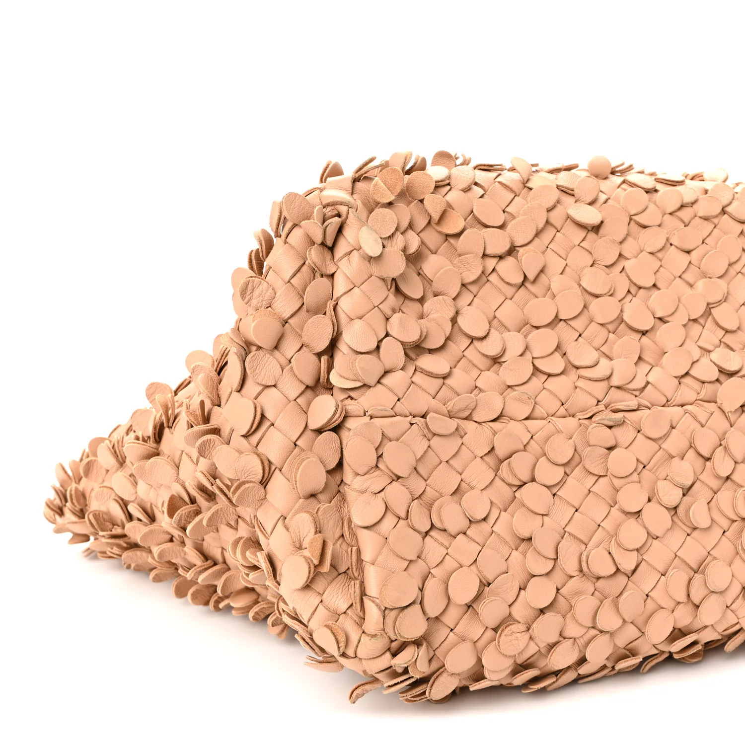 Nappa Intrecciato Medium Paillettes Cabat Beige - Image 13