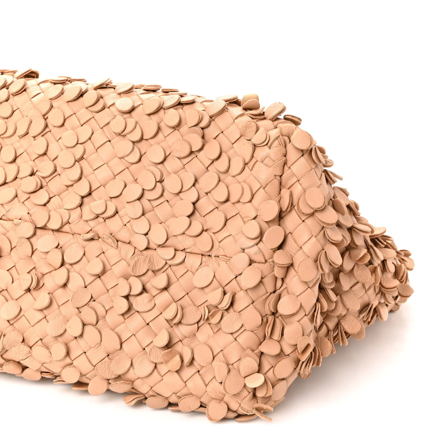 Nappa Intrecciato Medium Paillettes Cabat Beige - Image 14