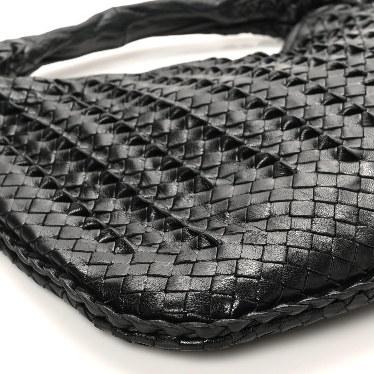 Nappa Intrecciato Medium Tornabuoni Hobo Black - Image 8