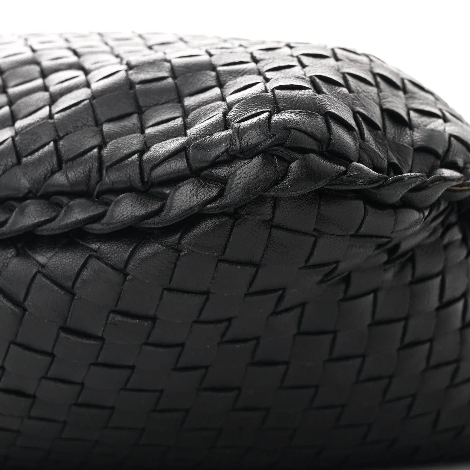 Nappa Intrecciato Medium Veneta Hobo Black - Image 10