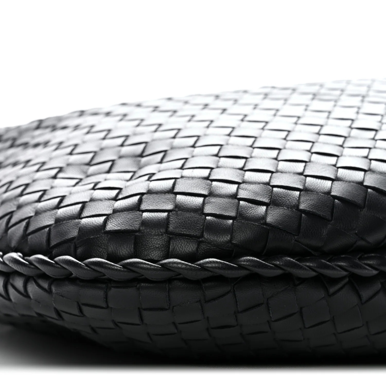 Nappa Intrecciato Medium Veneta Hobo Black - Image 10