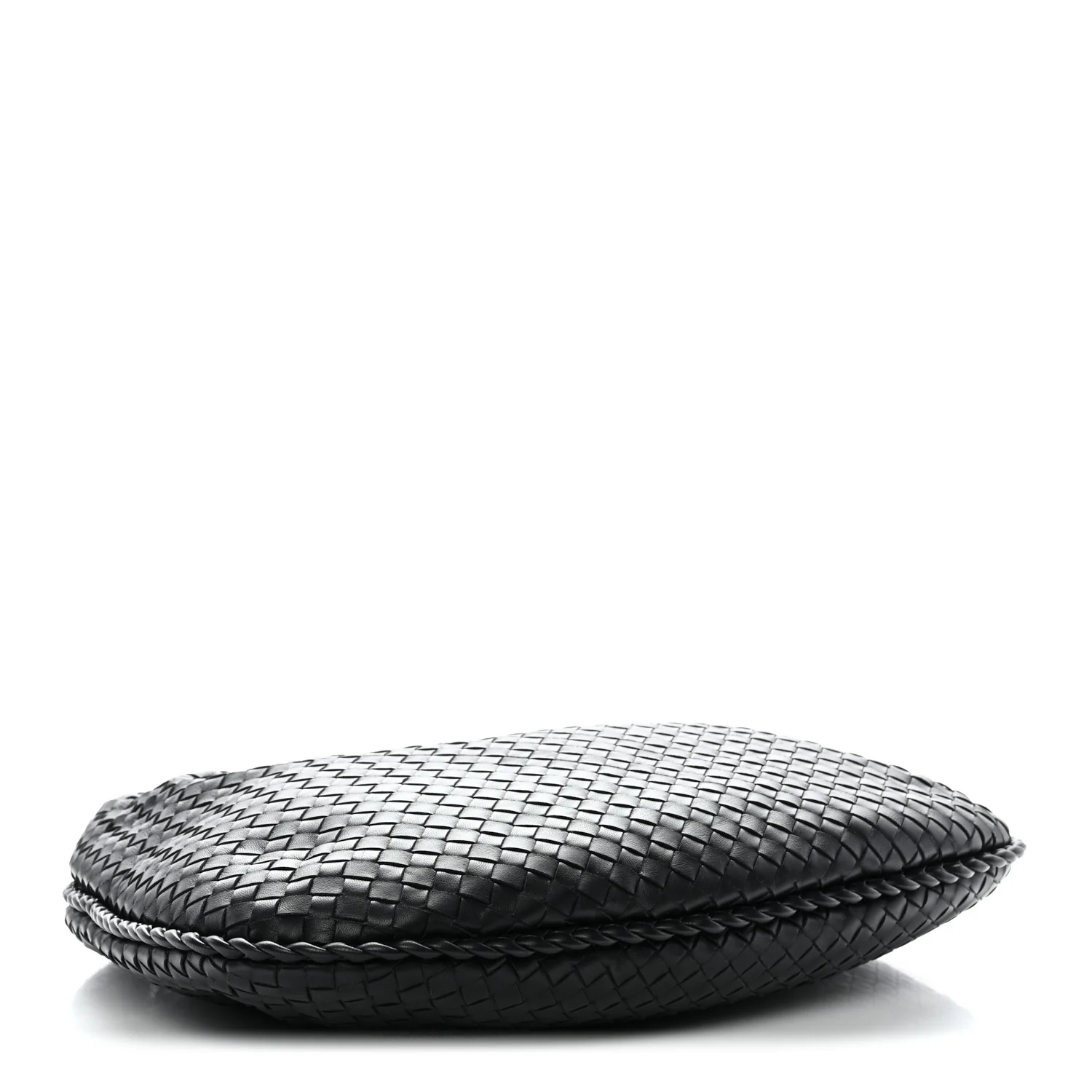 Nappa Intrecciato Medium Veneta Hobo Black - Image 4