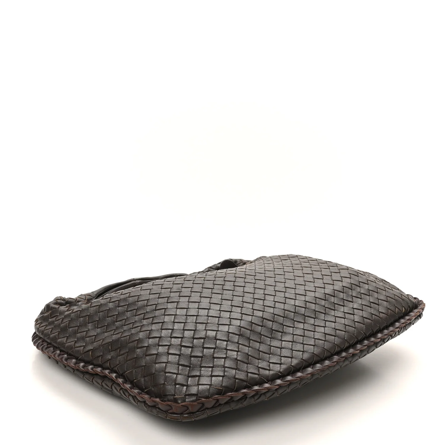 Nappa Intrecciato Medium Veneta Hobo Ebano - Image 5