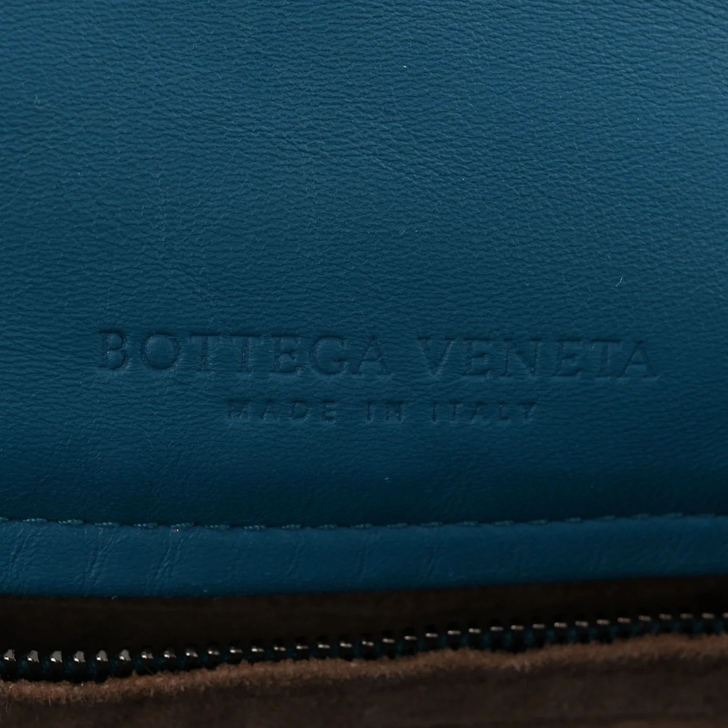 Nappa Intrecciato Messenger Bag Cobalt Blue - Image 6