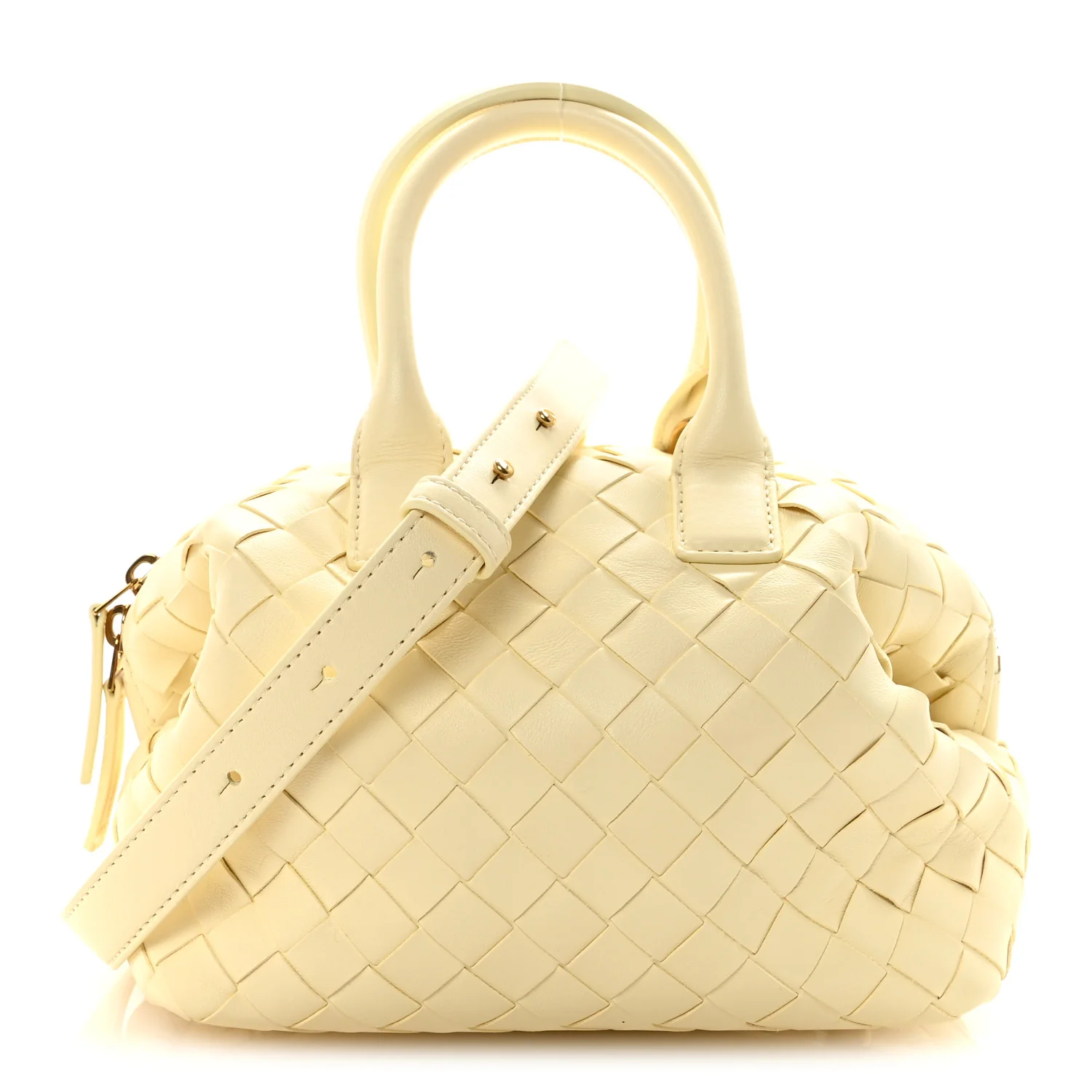 Nappa Intrecciato Mini Bauletto Camomile