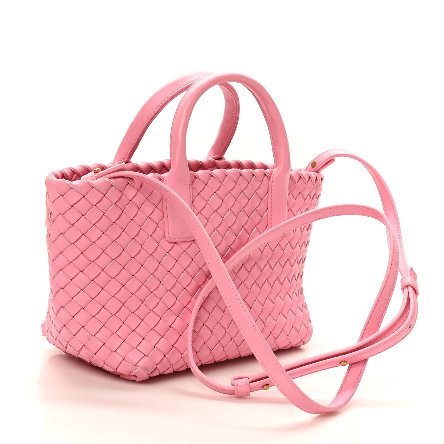 Nappa Intrecciato Mini Cabat Ribbon - Image 4