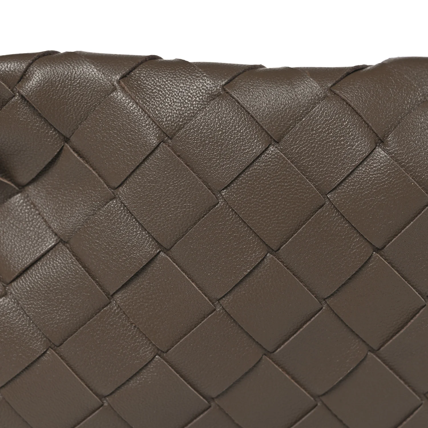 Nappa Intrecciato Mini Jodie Dark Taupe - Image 9