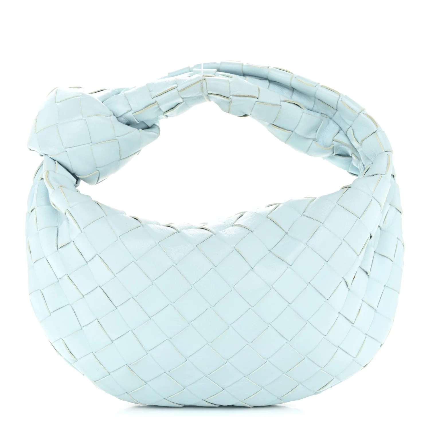 Nappa Intrecciato Mini Jodie Pale Blue
