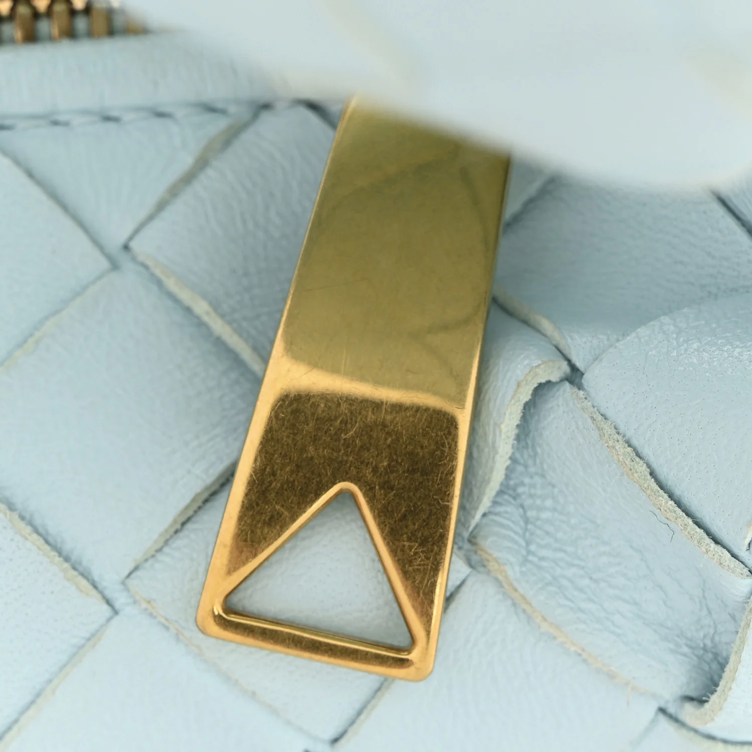 Nappa Intrecciato Mini Jodie Pale Blue - Image 11