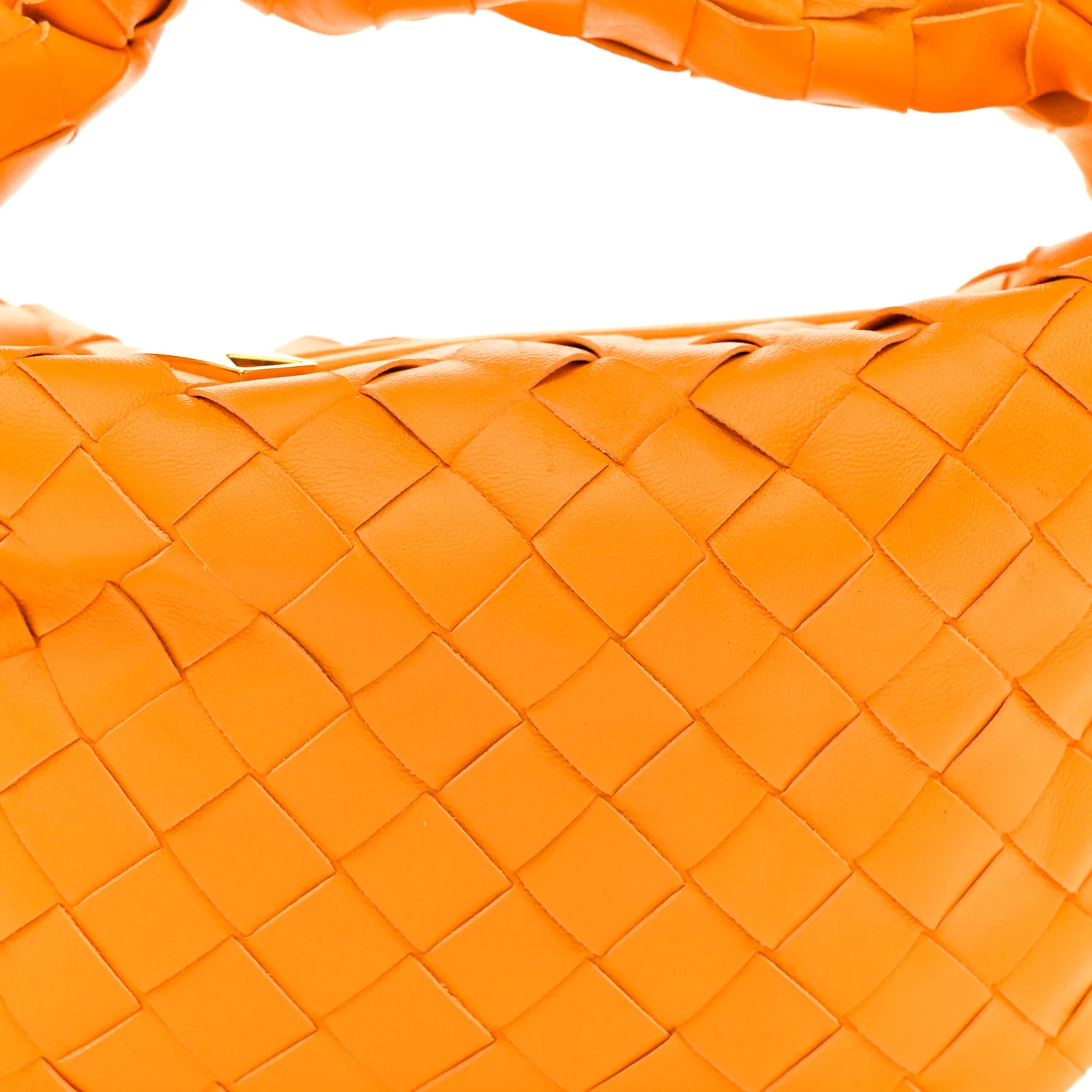 Nappa Intrecciato Mini Jodie Tangerine - Image 7