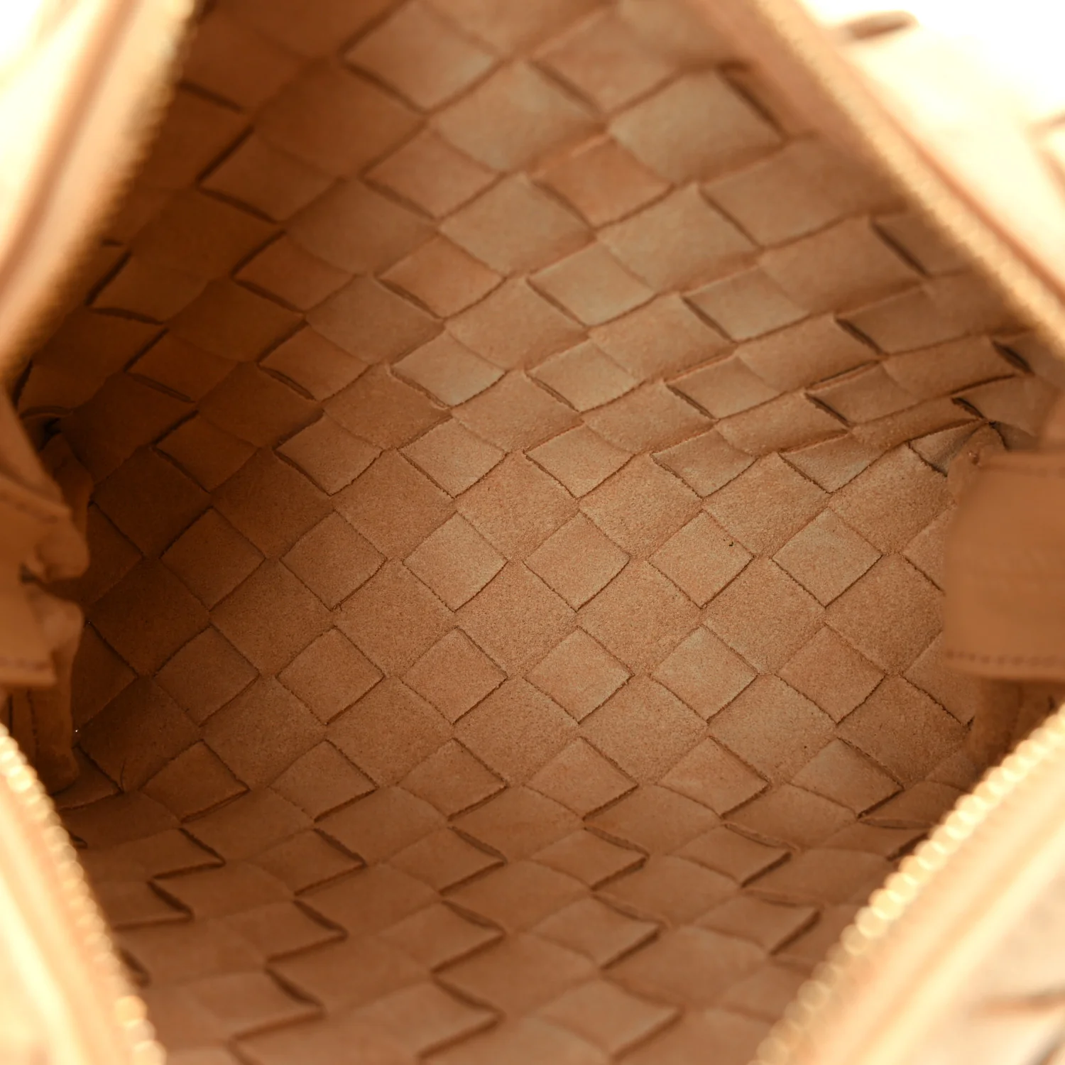 Nappa Intrecciato Mini Loop Camera Bag Almond - Image 5