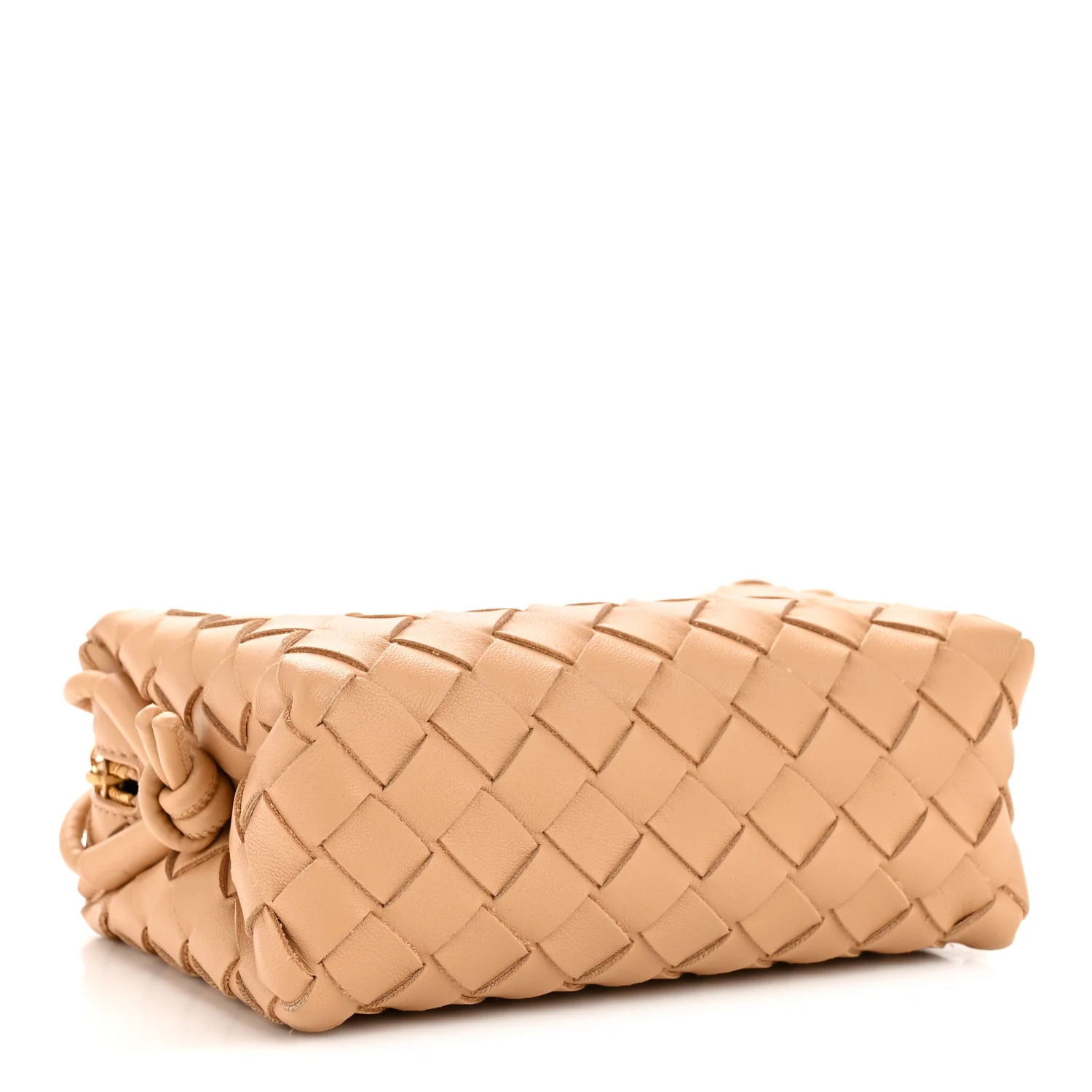 Nappa Intrecciato Mini Loop Camera Bag Almond - Image 4