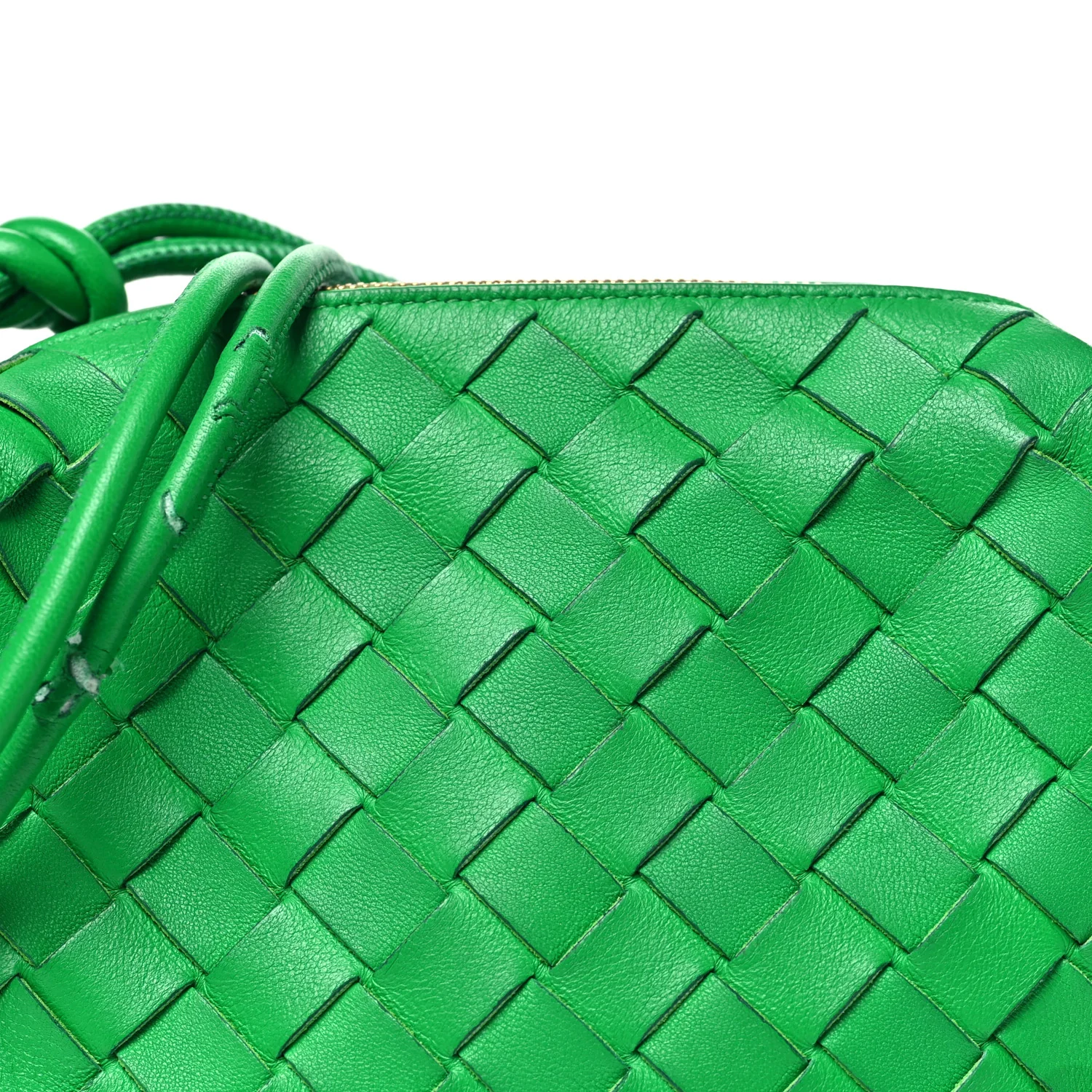 Nappa Intrecciato Mini Loop Camera Bag Parakeet - Image 7