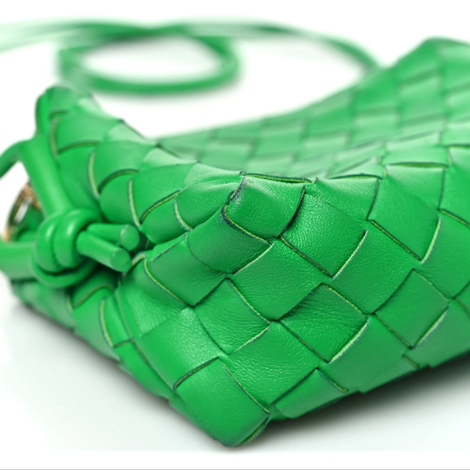 Nappa Intrecciato Mini Loop Camera Bag Parakeet - Image 8