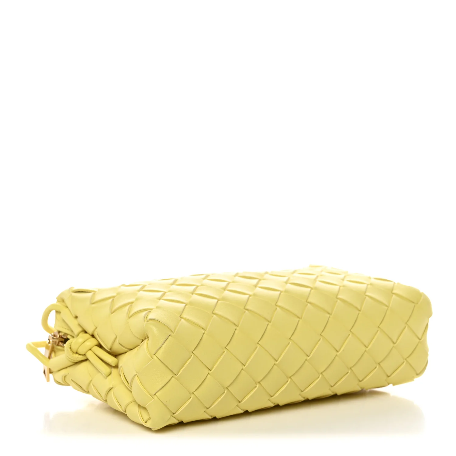Nappa Intrecciato Mini Loop Camera Bag Yellow - Image 4