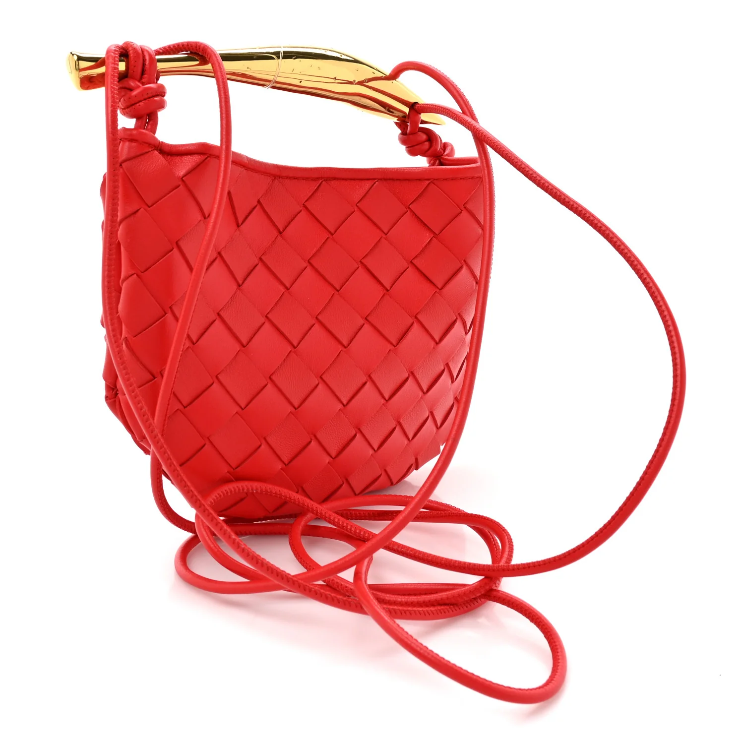 Nappa Intrecciato Mini Sardine Bag Vernis - Image 3