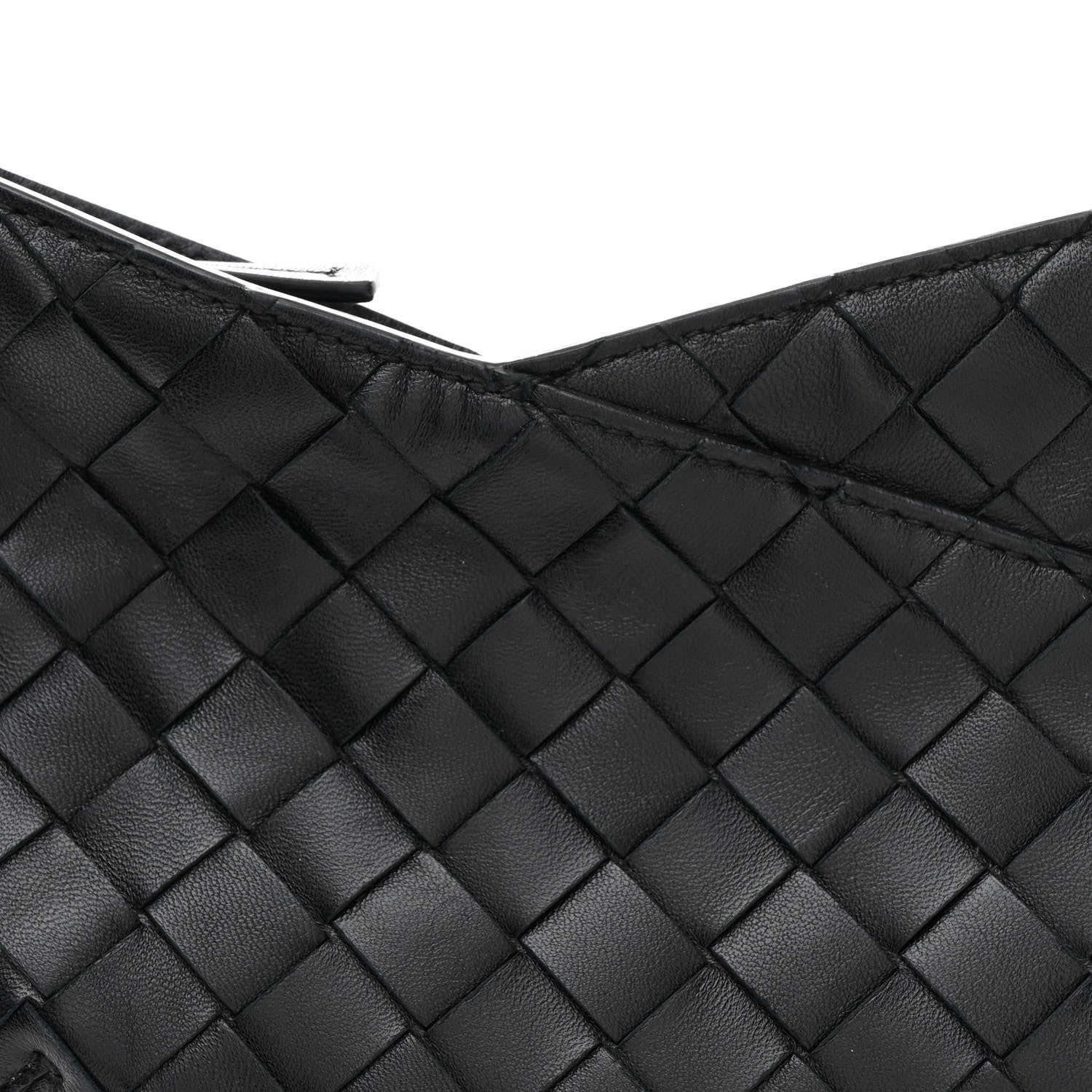 Nappa Intrecciato Mini Solstice Shoulder Bag Black - Image 7