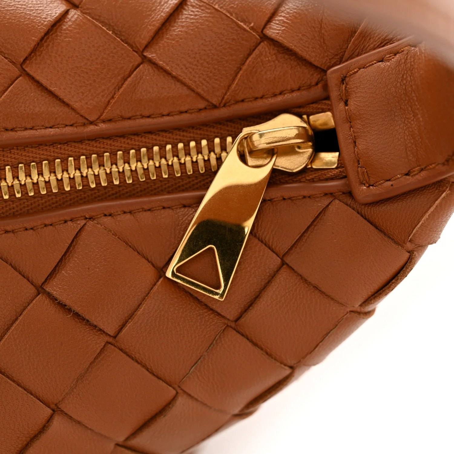 Nappa Intrecciato Mini Wallace Wood - Image 11
