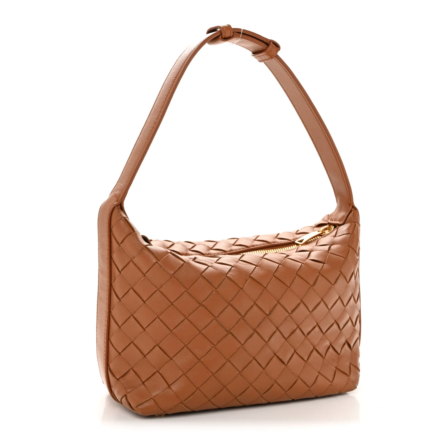 Nappa Intrecciato Mini Wallace Wood - Image 3