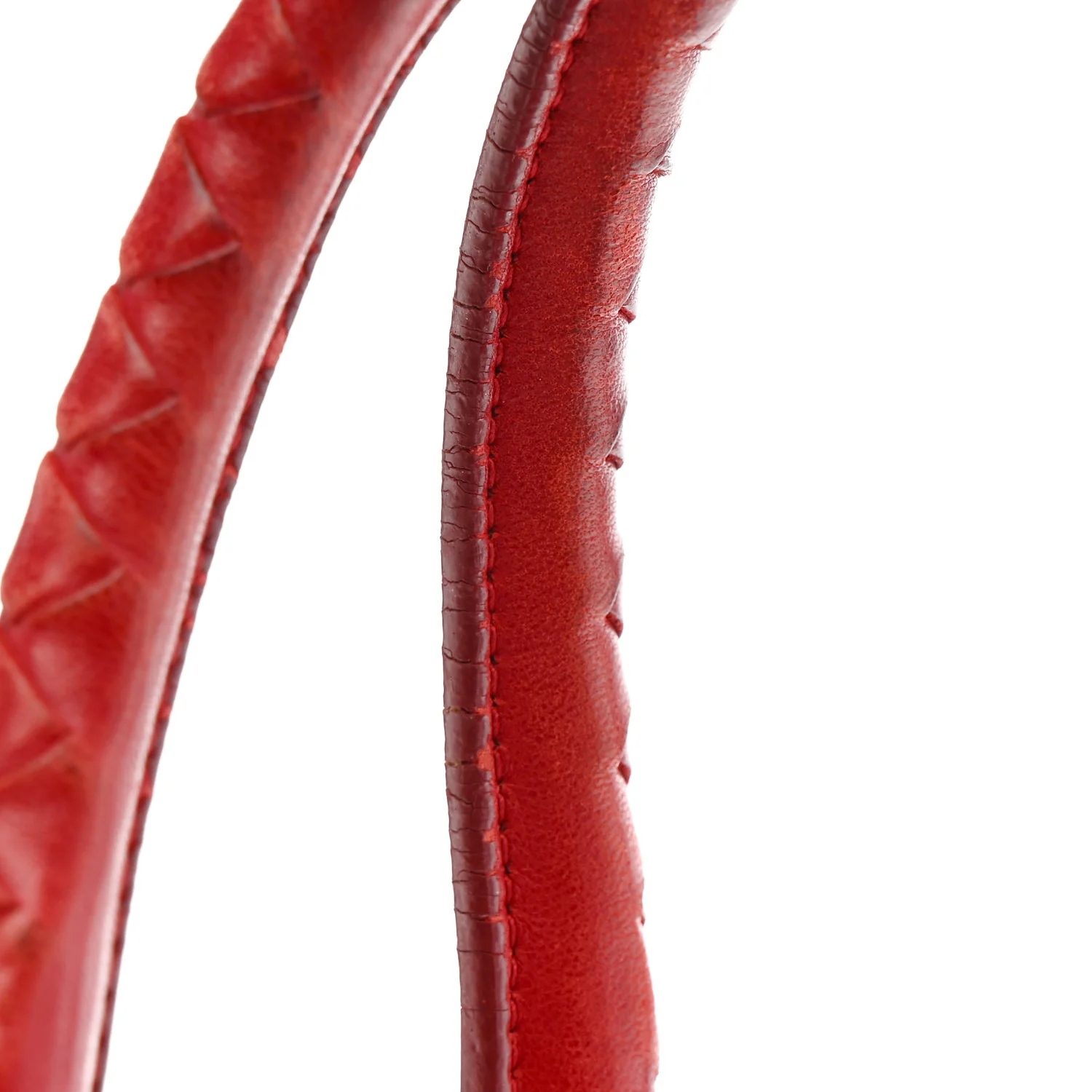 Nappa Intrecciato Montaigne Bag Red - Image 14