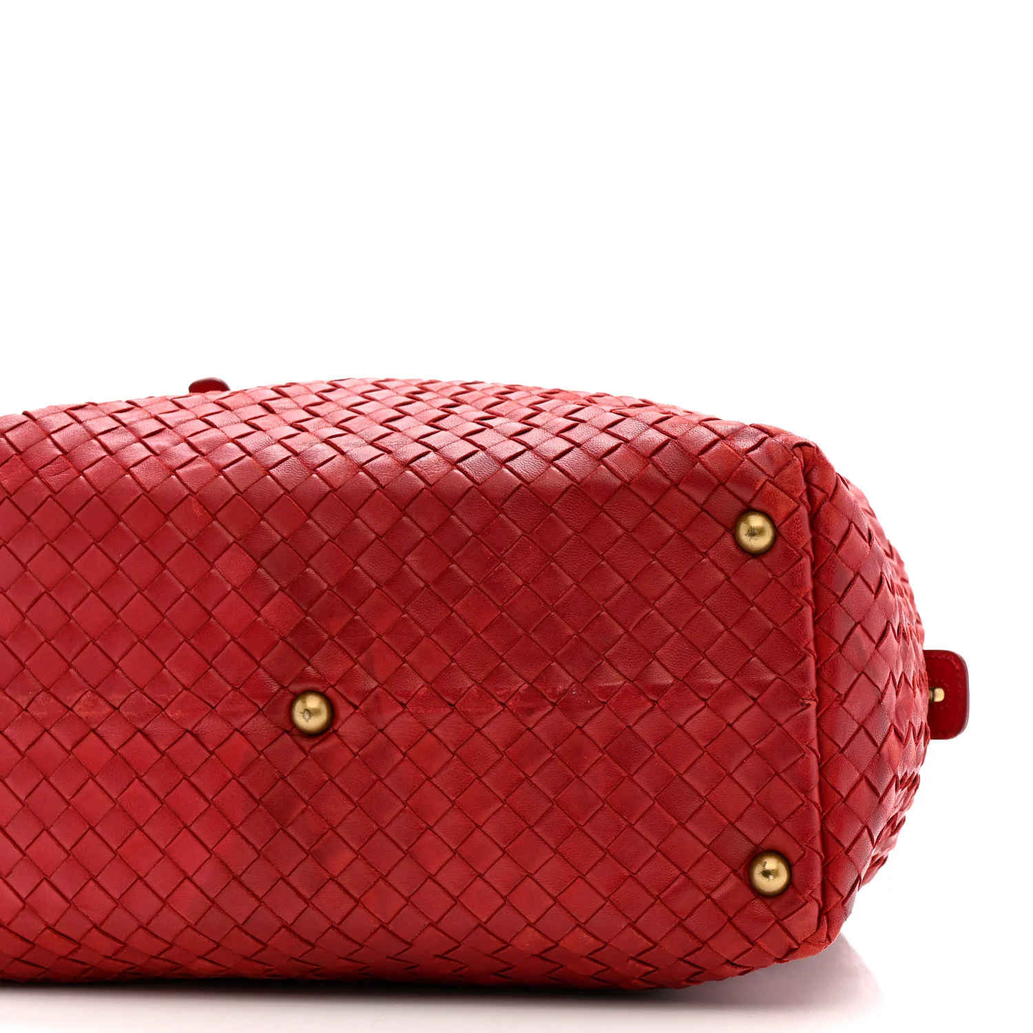 Nappa Intrecciato Montaigne Bag Red - Image 16