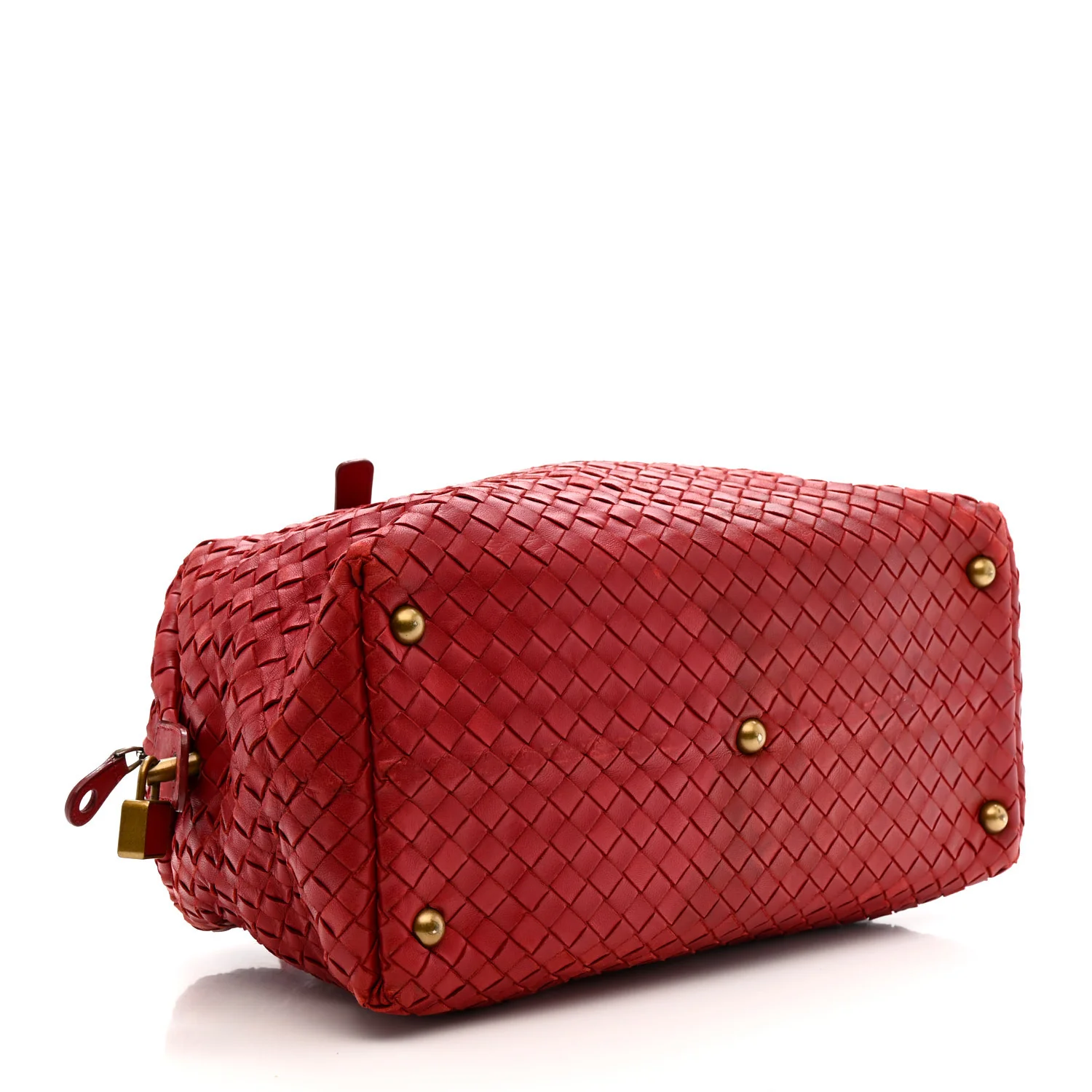 Nappa Intrecciato Montaigne Bag Red - Image 5