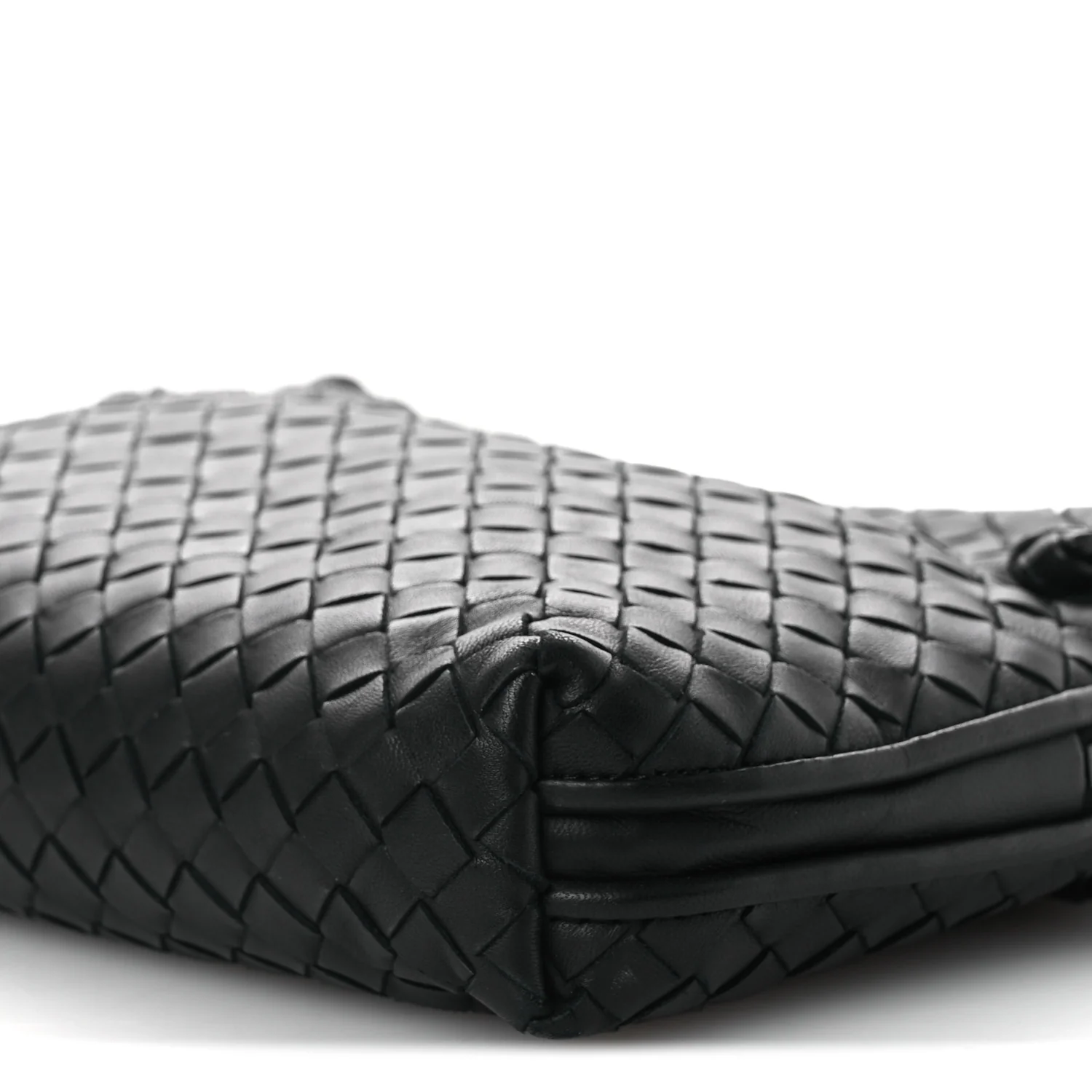 Nappa Intrecciato Nodini Bag Black - Image 10