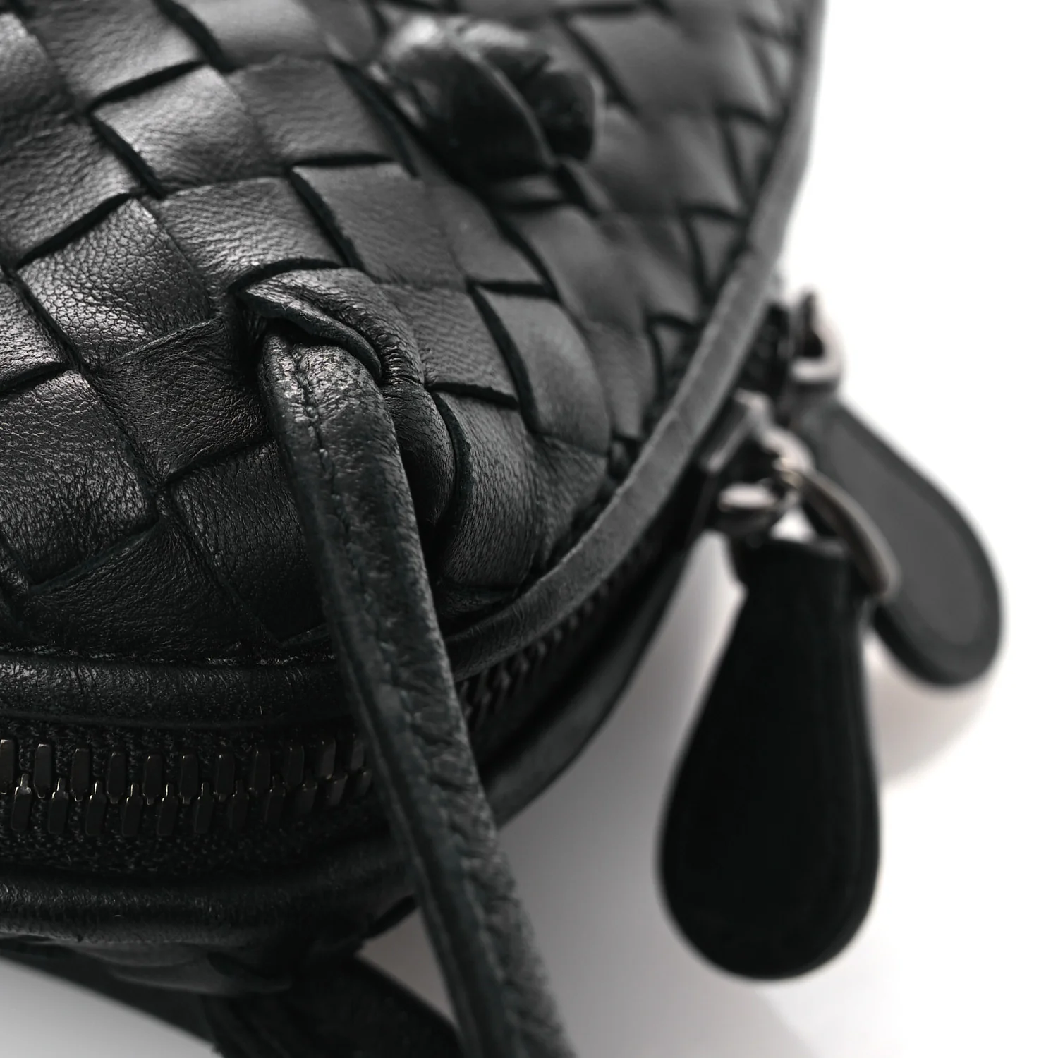 Nappa Intrecciato Nodini Bag Black - Image 11