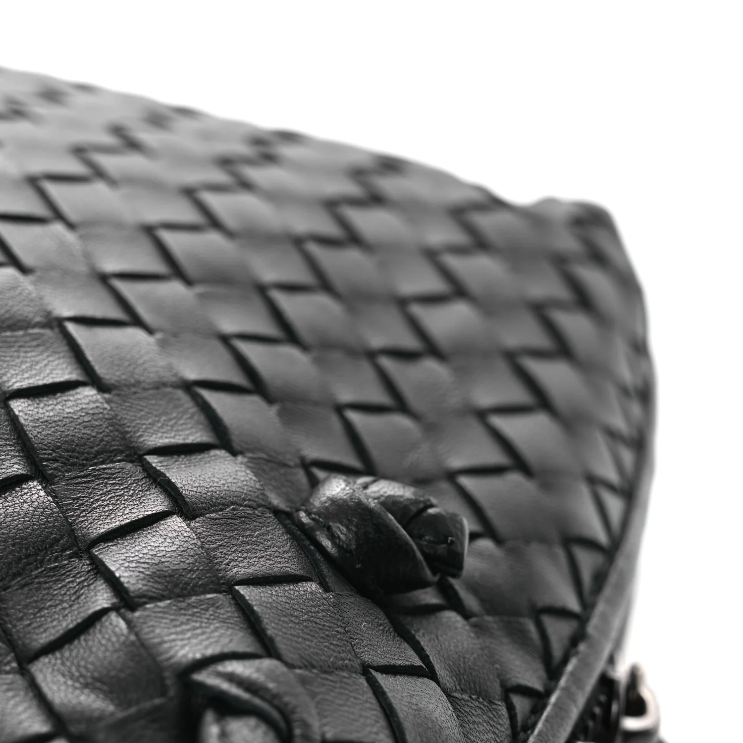 Nappa Intrecciato Nodini Bag Black - Image 12