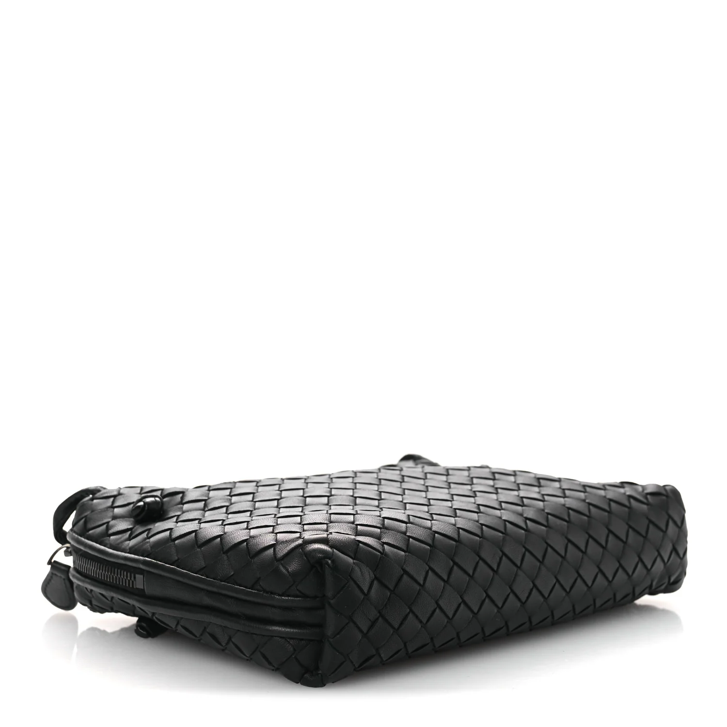 Nappa Intrecciato Nodini Bag Black - Image 4