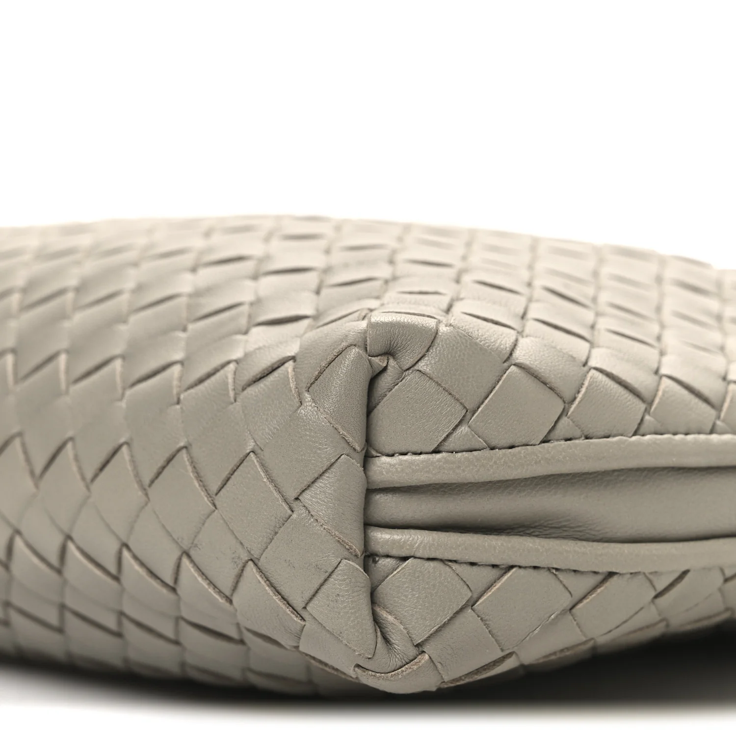 Nappa Intrecciato Nodini Crossbody Messenger Steel - Image 12