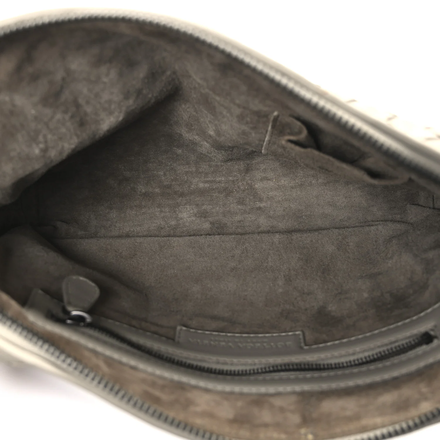 Nappa Intrecciato Nodini Crossbody Messenger Steel - Image 6
