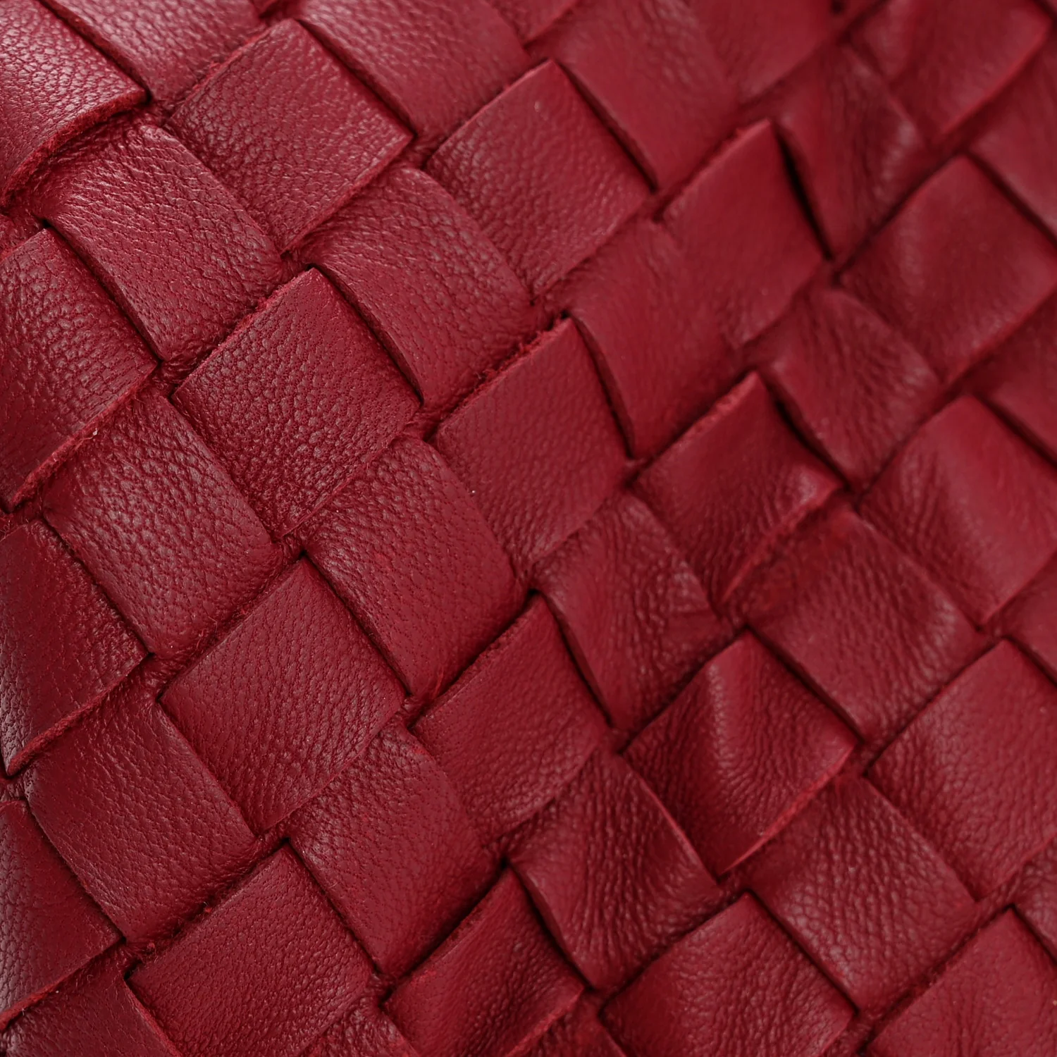 Nappa Intrecciato Parachute Bag Cassis - Image 13