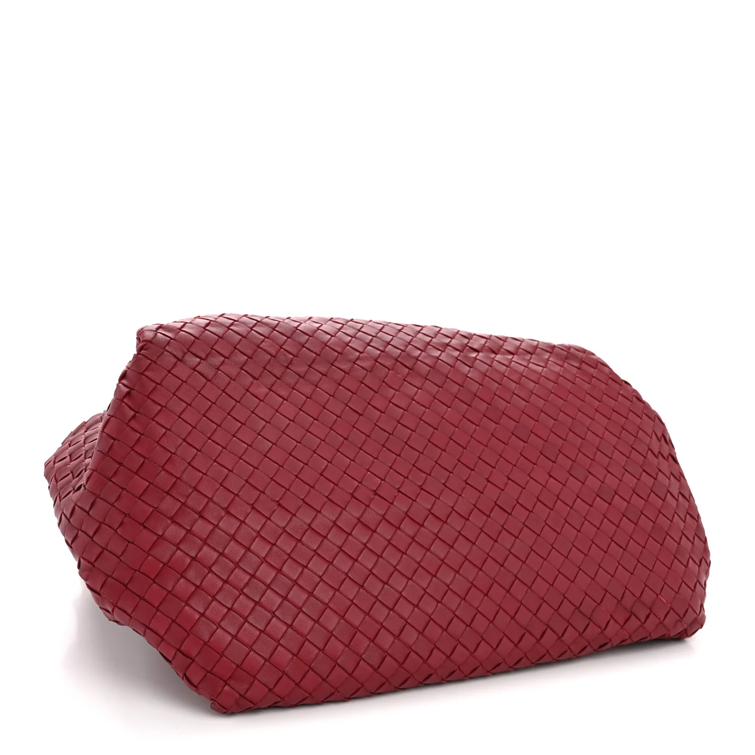 Nappa Intrecciato Parachute Bag Cassis - Image 4