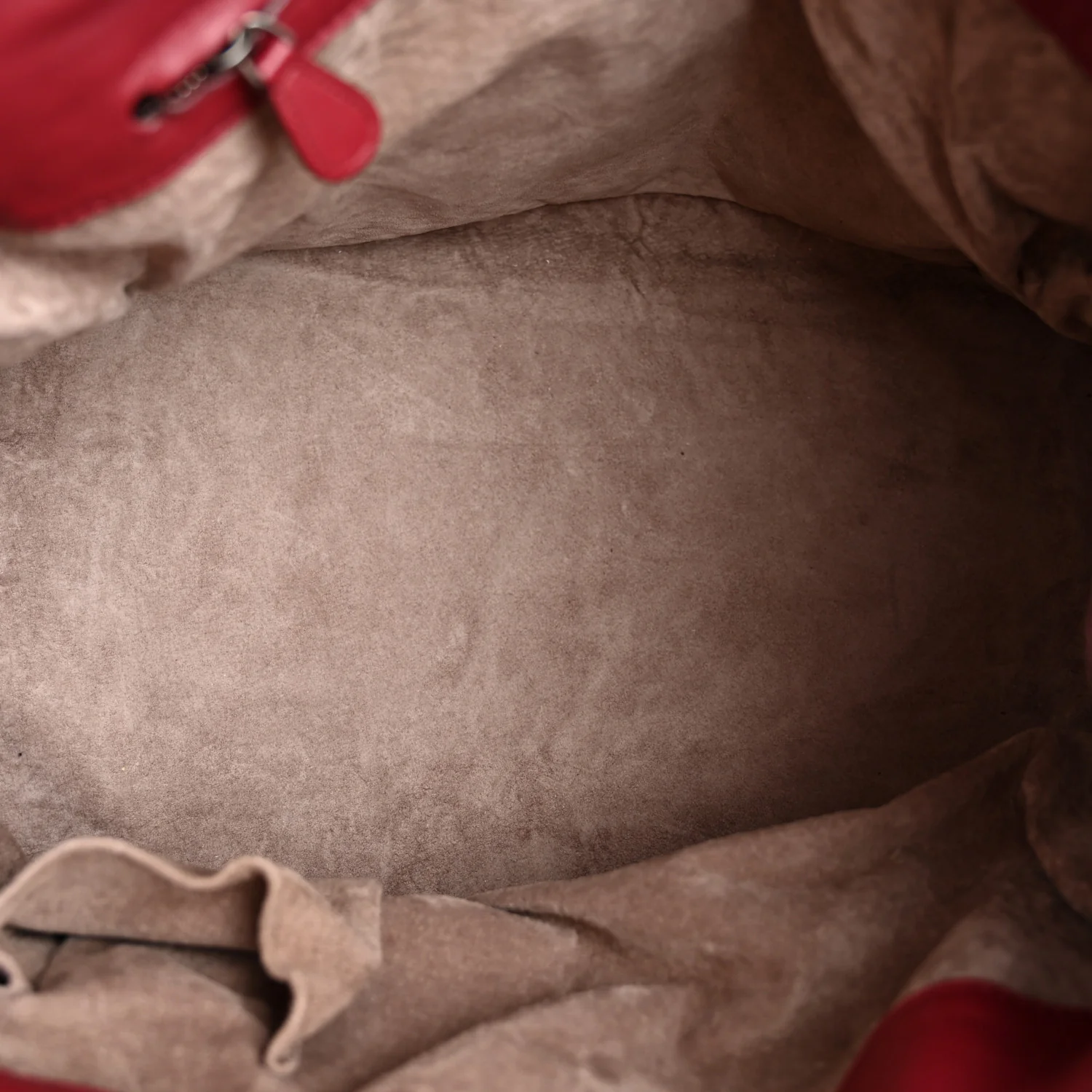 Nappa Intrecciato Parachute Bag Cassis - Image 5