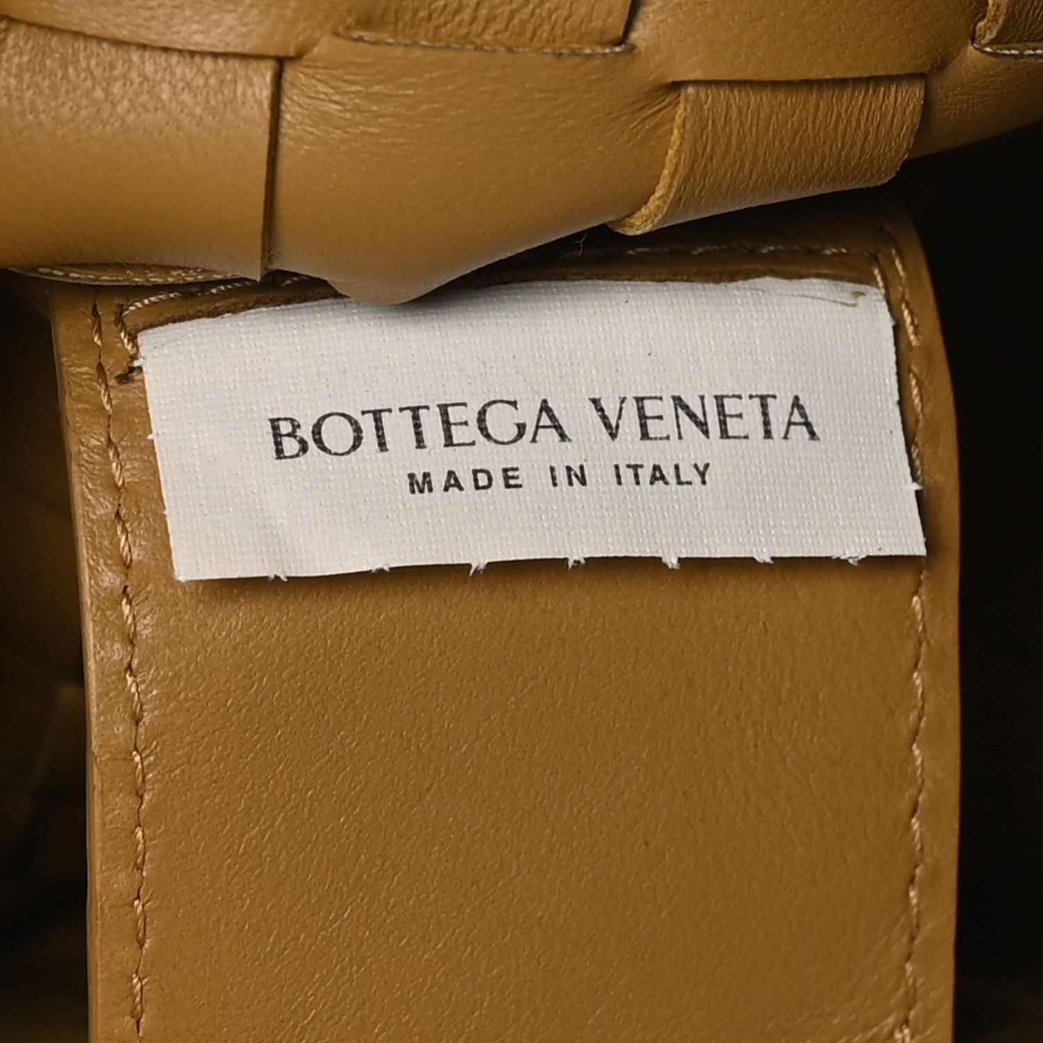 Nappa Intrecciato Sardine With Chain Bag Dark Praline - Image 6