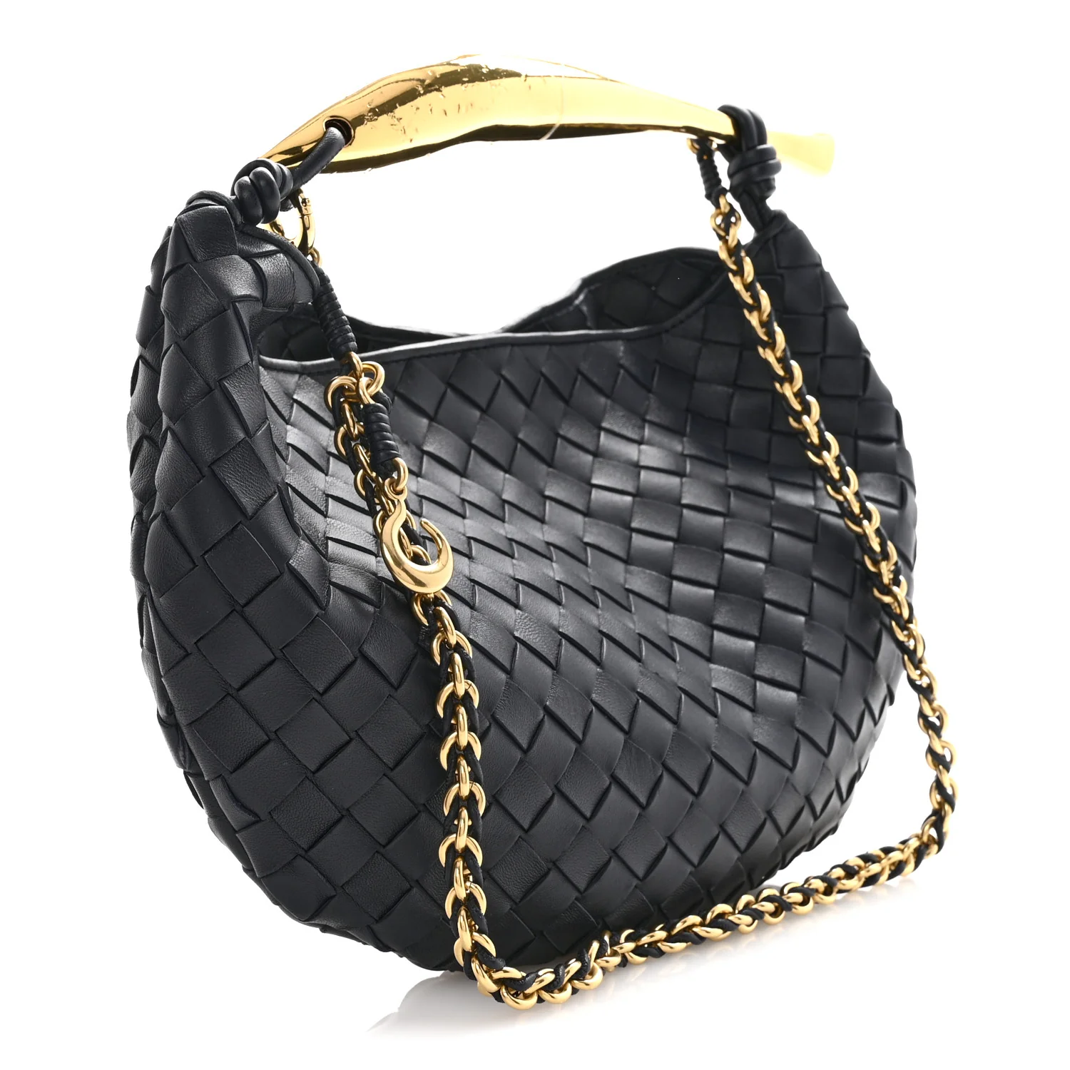 Nappa Intrecciato Sardine With Chain Bag Space - Image 3