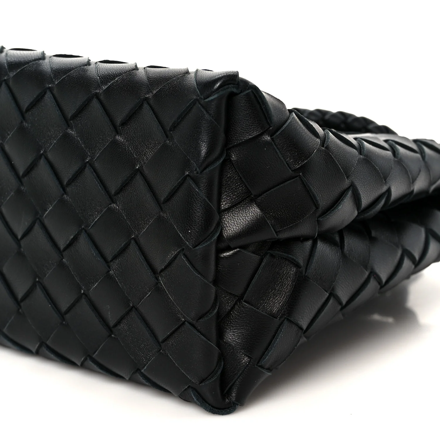 Nappa Intrecciato Small Andiamo Shoulder Bag Black - Image 10