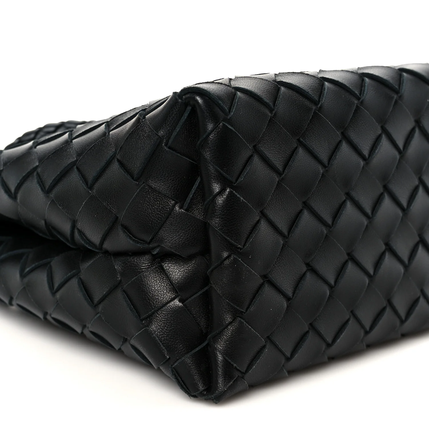 Nappa Intrecciato Small Andiamo Shoulder Bag Black - Image 9