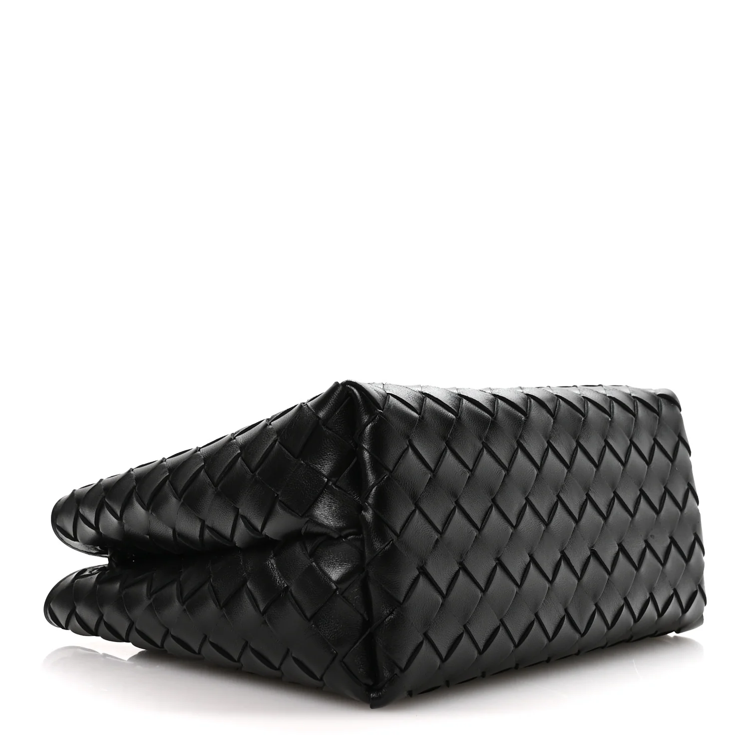 Nappa Intrecciato Small Andiamo Shoulder Bag Black - Image 4