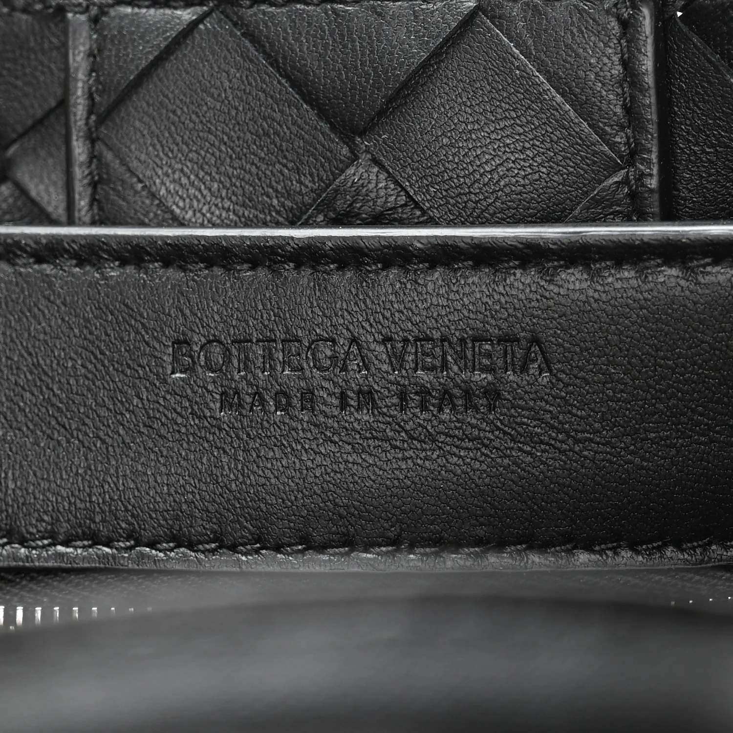 Nappa Intrecciato Small Andiamo Shoulder Bag Black - Image 6