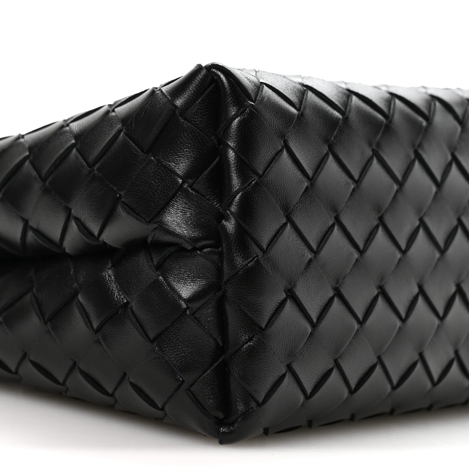 Nappa Intrecciato Small Andiamo Shoulder Bag Black - Image 8