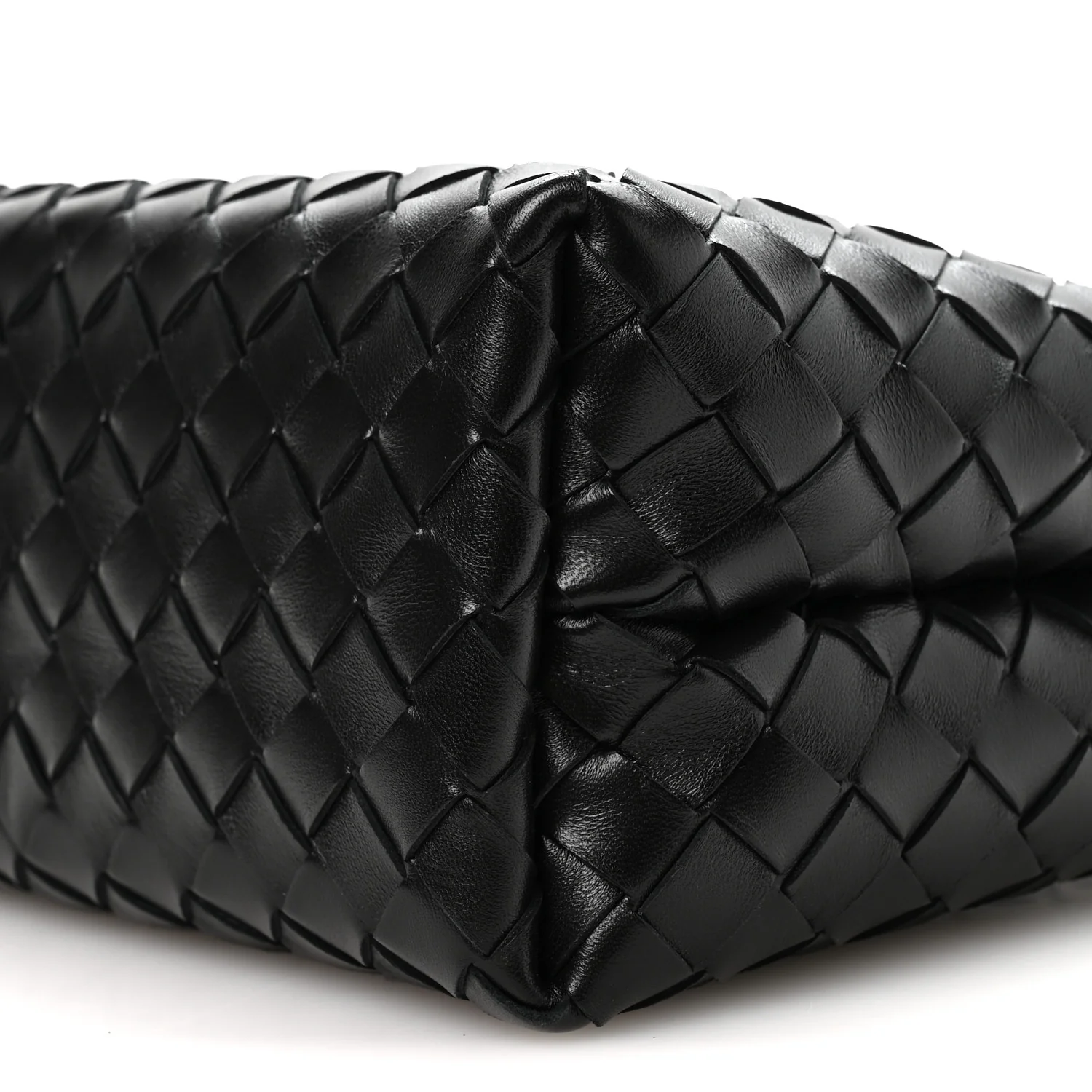 Nappa Intrecciato Small Andiamo Shoulder Bag Black - Image 9