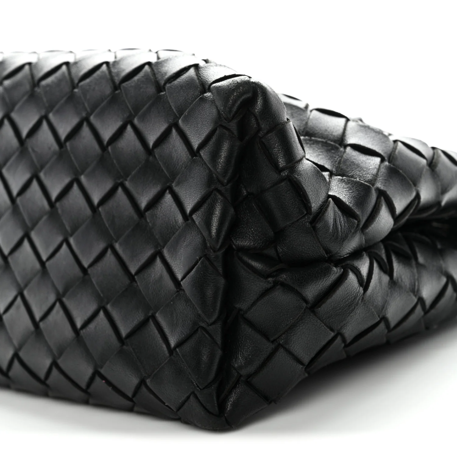 Nappa Intrecciato Small Andiamo Shoulder Bag Black - Image 10