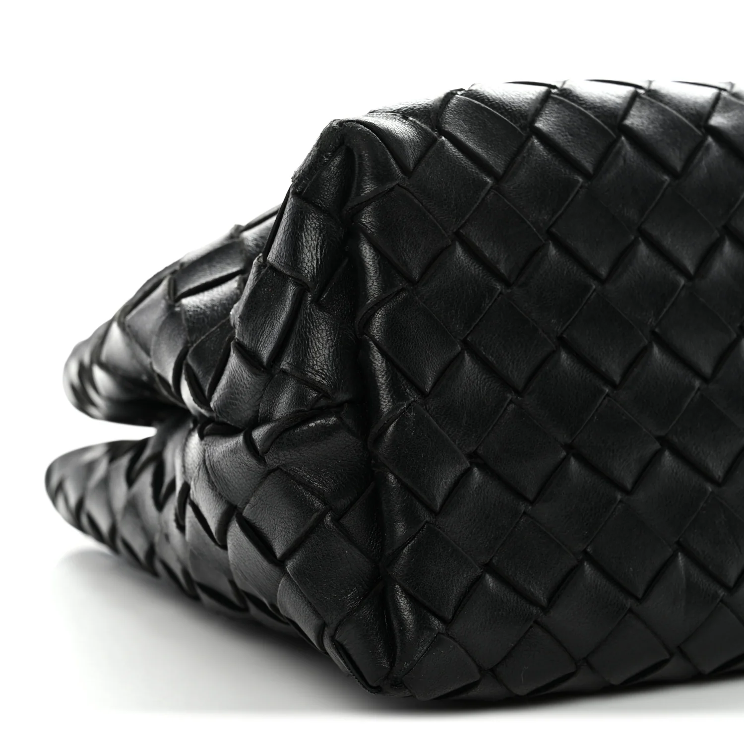 Nappa Intrecciato Small Andiamo Shoulder Bag Black - Image 9